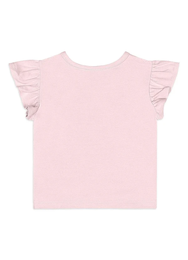 Quimby - Conjunto Bebê Blusa Short Rosa 3