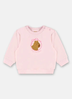 Up Baby - Conjunto Bebê Blusão Calça Rosa - UP BABY