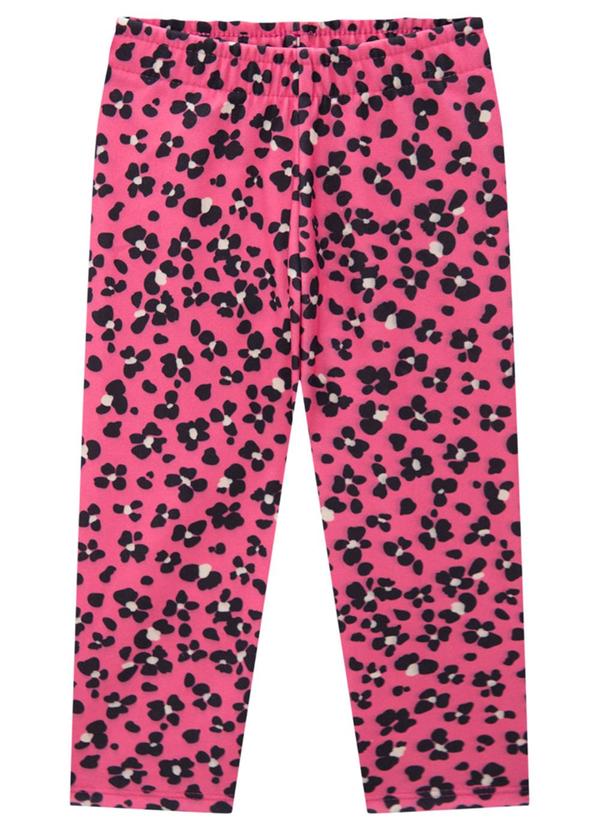 Marlan - Conjunto Bebê Blusão e Calça em Moletom Rosa 3