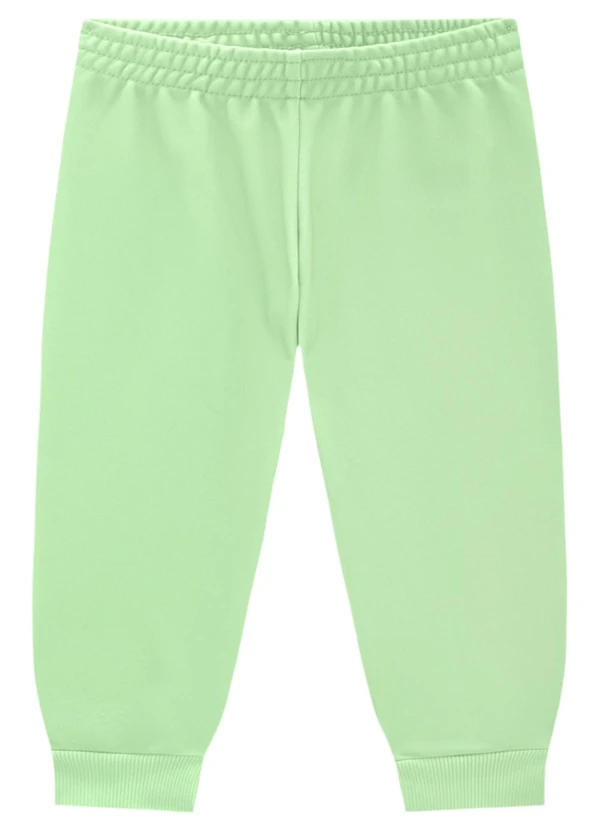 Marlan - Conjunto Bebê Blusão e Calça Malha Sport Verde 3