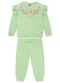Marlan - Conjunto Bebê Blusão e Calça Malha Sport Verde - variação: Verde