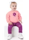 Marlan - Conjunto Bebê Blusão e Legging Malha Cirrê Rosa - variação: Rosa