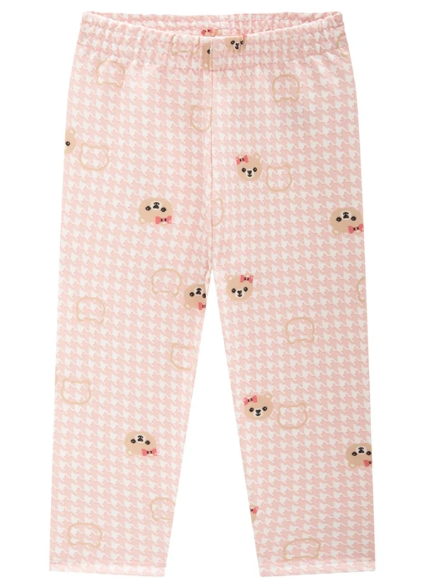 Marlan - Conjunto Bebê Blusão e Legging Rosa 3