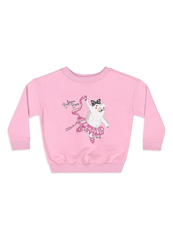 Quimby - Conjunto Bebê Blusão Legging Rosa 2