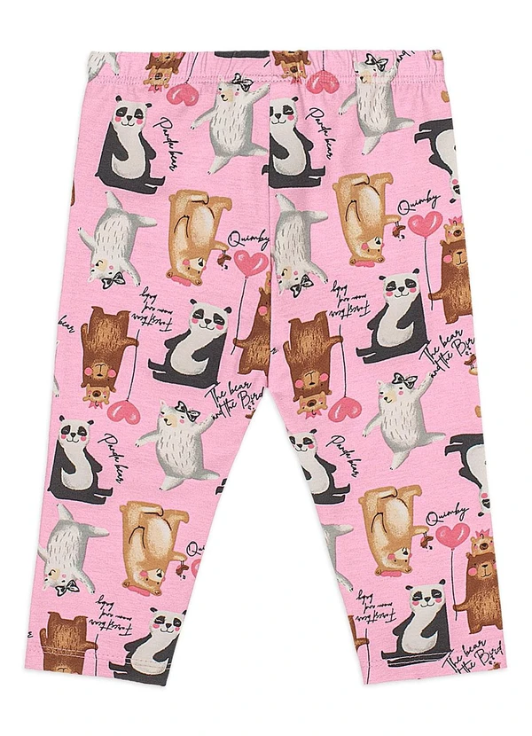 Quimby - Conjunto Bebê Blusão Legging Rosa 5