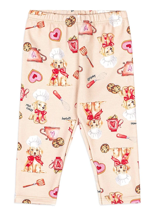 Quimby - Conjunto Bebê Blusão Legging Vermelho 4