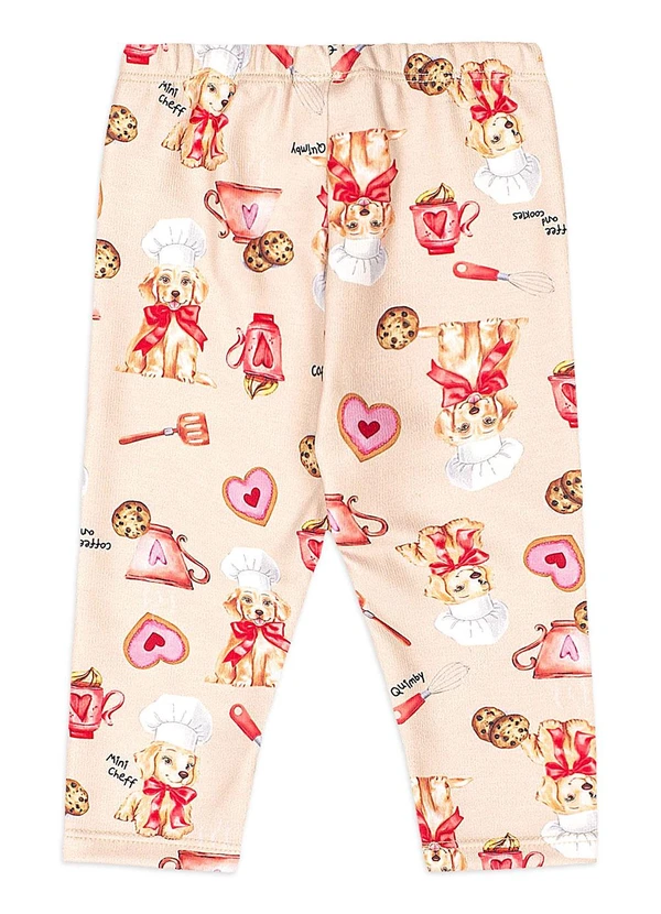 Quimby - Conjunto Bebê Blusão Legging Vermelho 5