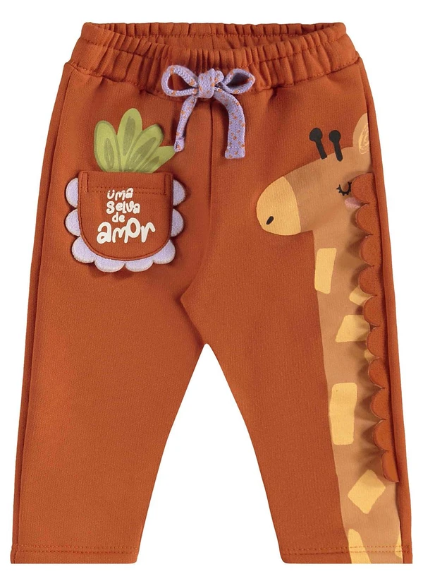 Três e Já - Conjunto Bebê com Blusão e Calça Roxo 6