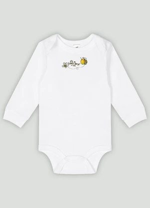 Conjunto Bebê com Body e Calça Up Baby Branco - UP BABY
