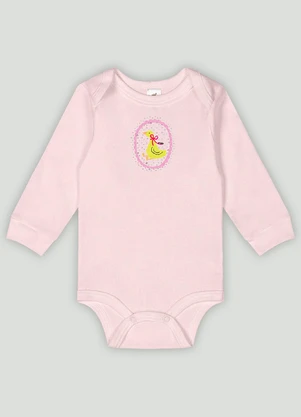 Conjunto Bebê com Body e Calça Up Baby Rosa - UP BABY