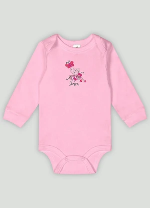 Conjunto Bebê com Body e Calça Up Baby Rosa - UP BABY