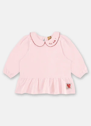Up Baby - Conjunto Bebê Cotton Rosa - UP BABY