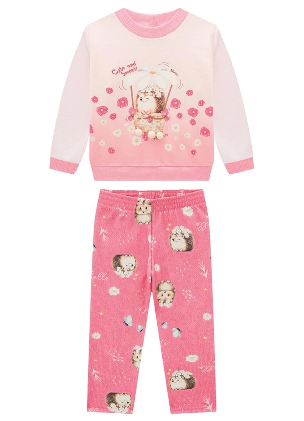 Marlan - Conjunto Bebê Floresta Encantada Rosa 2