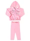 Marlan - Conjunto Bebê Jaqueta e Legging Jeans Baby Rosa - variação: Rosa