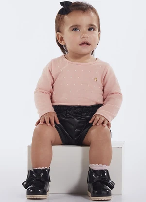 Pulla Bulla - Conjunto Bebe Menina Cotton Leve Rosa - PULLA BULLA