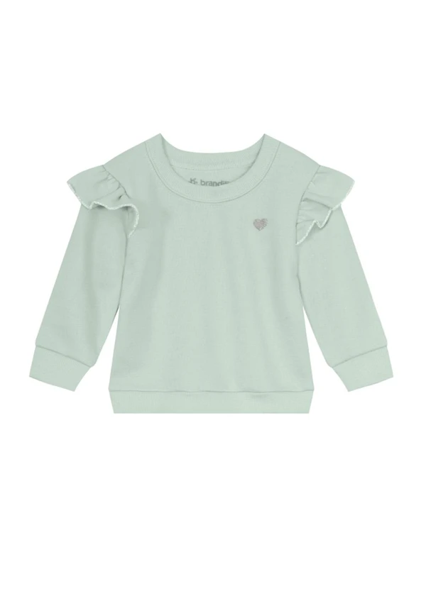 Brandili Baby - Conjunto Bebê Menina de Coração Verde 2