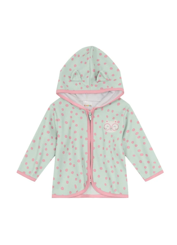 Brandili Baby - Conjunto Bebê Menina de Gatinho Verde 3