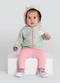 Brandili Baby - Conjunto Bebê Menina de Gatinho Rosa - variação: Verde