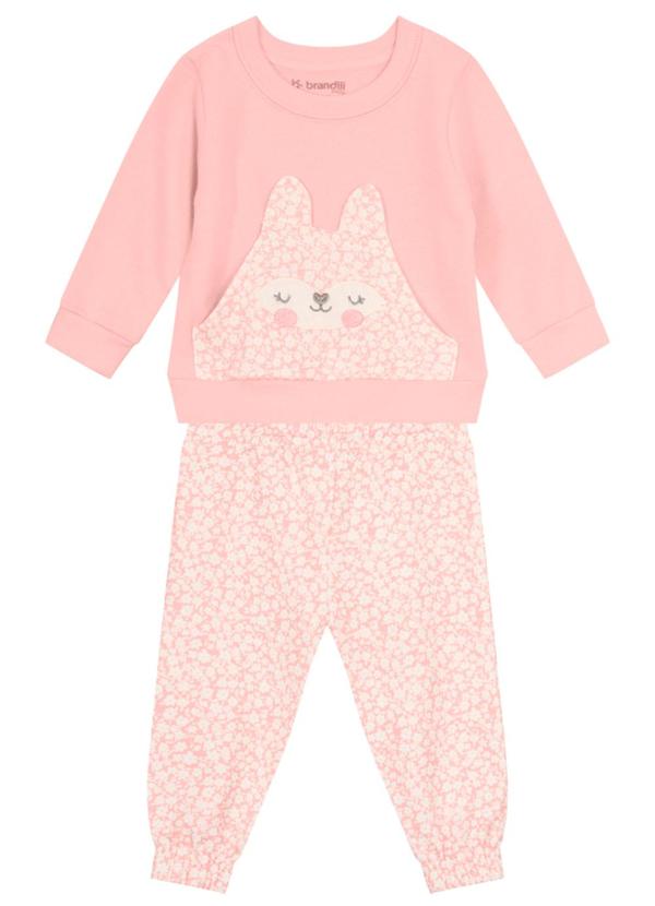 Brandili Baby - Conjunto Bebê Menina de Ursinho Rosa 3