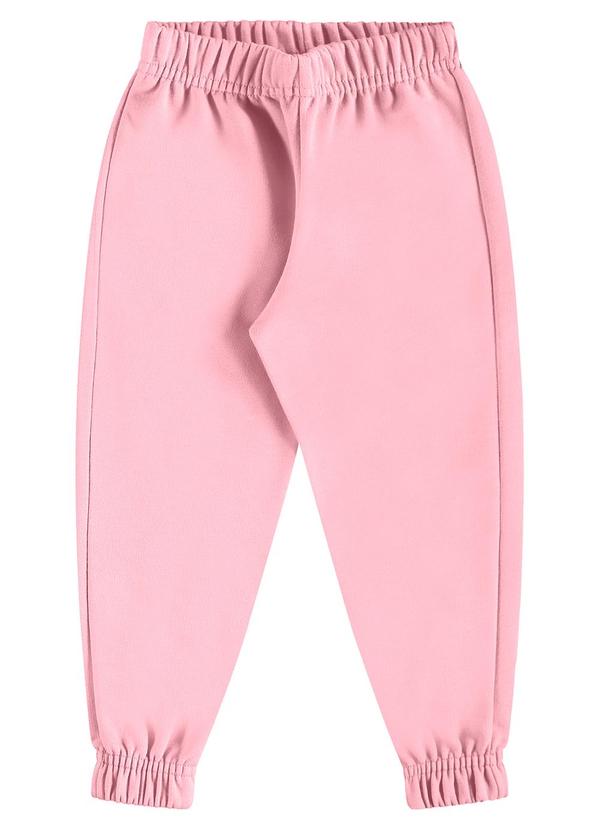 Guloseima - Conjunto Bebê Menina em Moletom Rosa 4