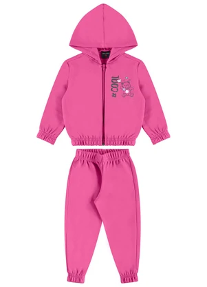 Guloseima - Conjunto Bebê Menina em Moletom Roxo - GULOSEIMA