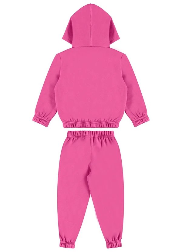 Guloseima - Conjunto Bebê Menina em Moletom Roxo 2