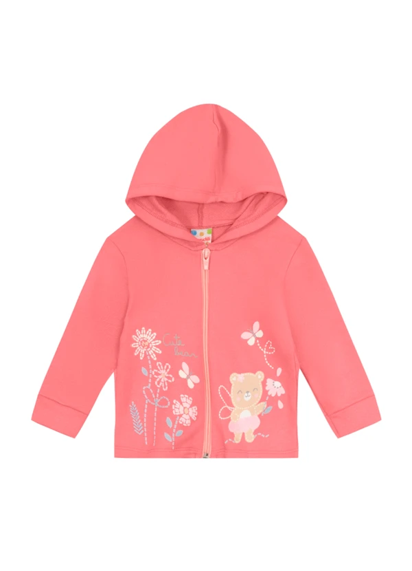 Brandili - Conjunto Bebê Menina em Puff Rosa 2