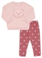 Pulla Bulla - Conjunto Bebe Menina Moletom Rosa - variação: Rosa
