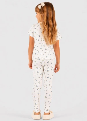 Trick Nick - Conjunto Blusa Calça Infantil Estampado Bege - TRICK NICK