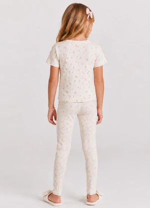 Trick Nick - Conjunto Blusa Calça Infantil Estampado Bege - TRICK NICK