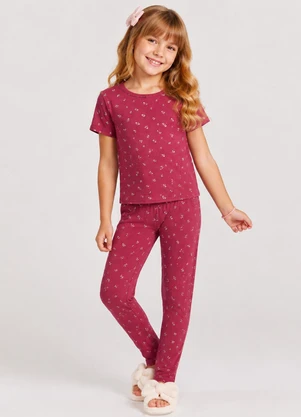 Trick Nick - Conjunto Blusa Calça Infantil Estampado Vermelho - TRICK NICK