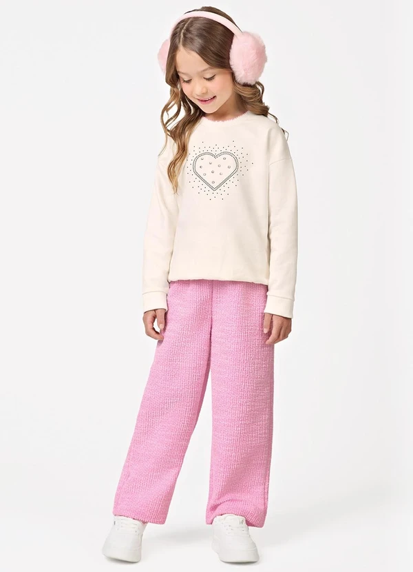 Trick Nick - Conjunto Blusa com Calça Bege 1