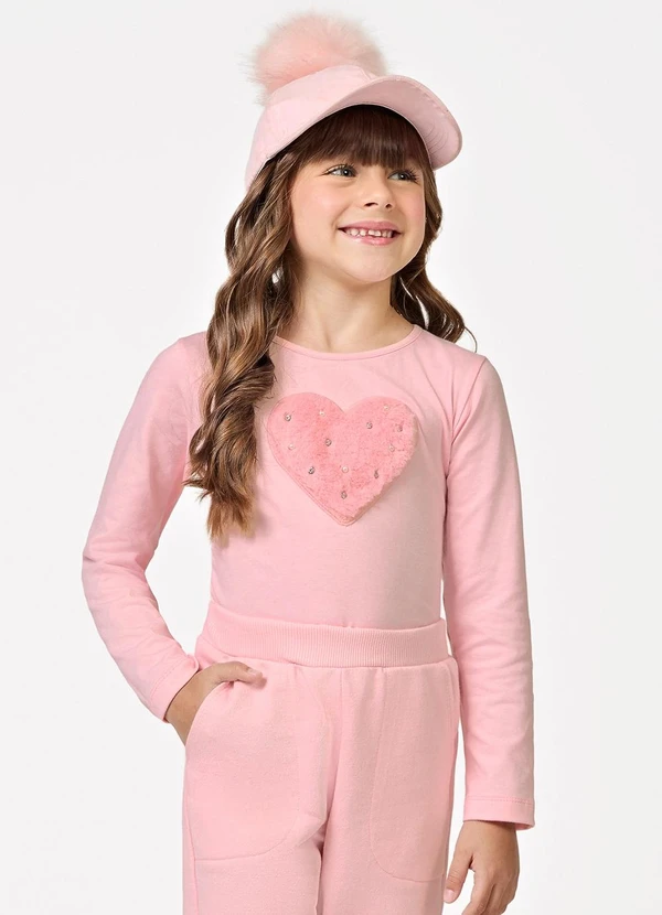 Trick Nick - Conjunto Blusa com Calça Feminina Rosa 4