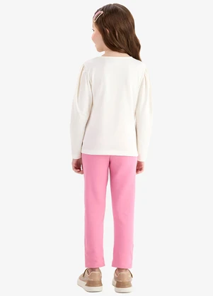Rovi Kids - Conjunto Blusa com Legging Bege - ROVI KIDS