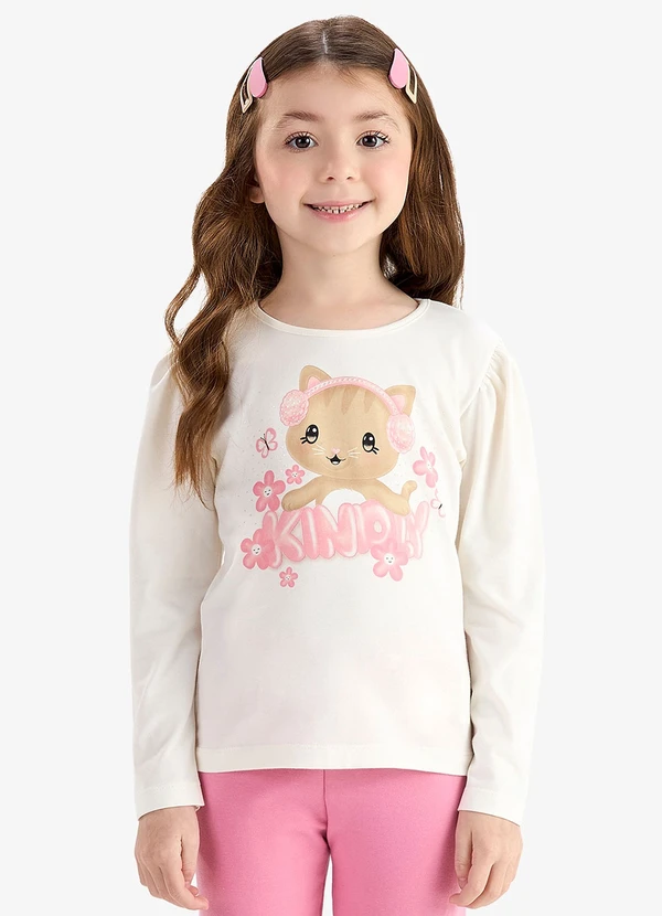 Rovi Kids - Conjunto Blusa com Legging Bege 3