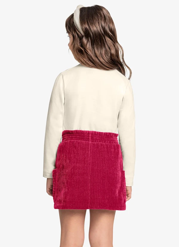 Trick Nick - Conjunto Blusa com Saia Vermelho 2