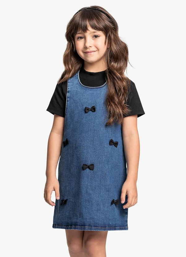 Trick Nick Conjunto Blusa com Salopete Comfort Azul