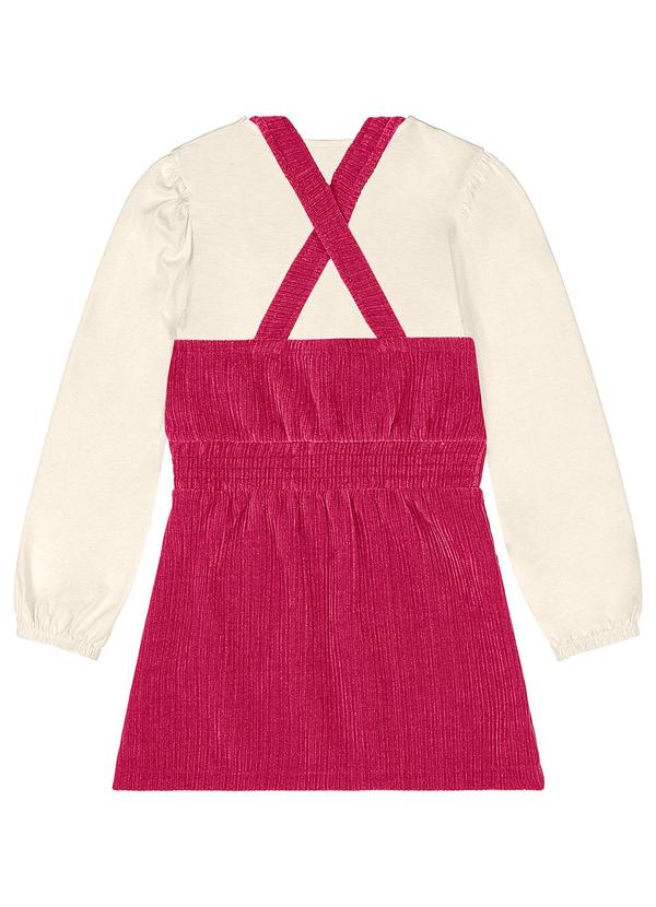 Trick Nick - Conjunto Blusa com Salopete Vermelho 6