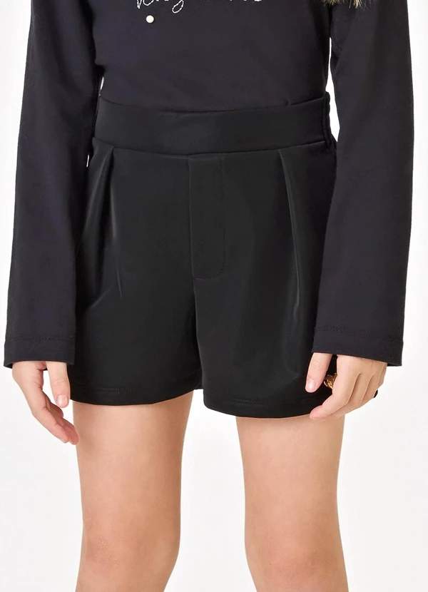 Trick Nick - Conjunto Blusa com Shorts Feminino Preto 4