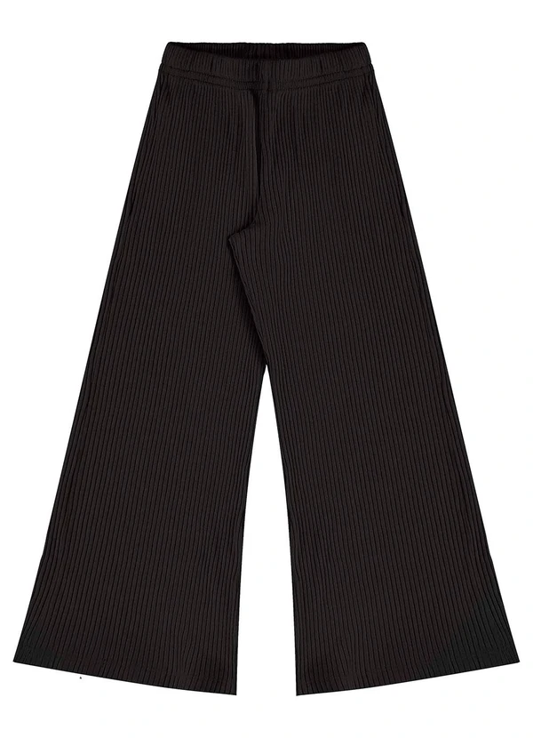 Bee Loop - Conjunto Blusa Cropped e Calça Preto 5