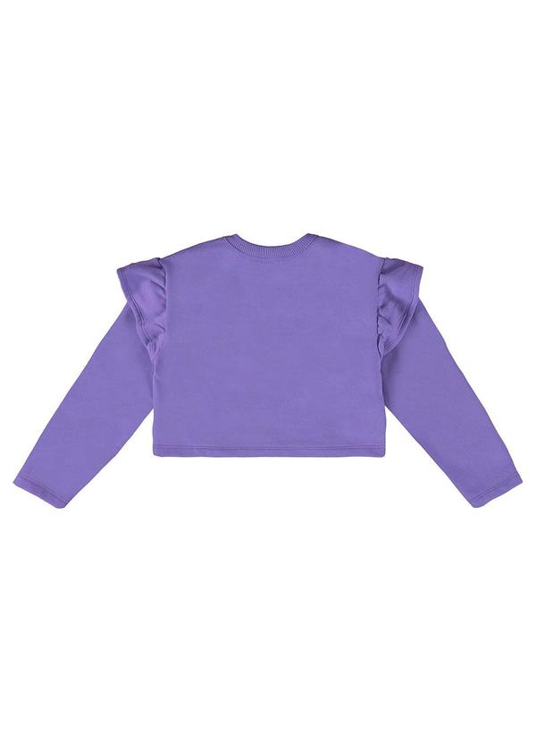 Bee Loop - Conjunto Blusa Cropped e Calça Roxo 4