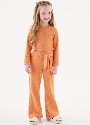 Up Baby - Conjunto Blusa e Calça Infantil Laranja - UP BABY