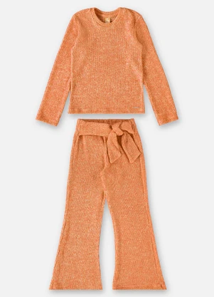 Up Baby - Conjunto Blusa e Calça Infantil Laranja - UP BABY