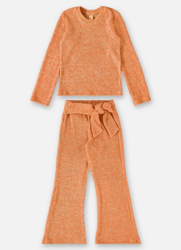 Up Baby - Conjunto Blusa e Calça Infantil Laranja 2
