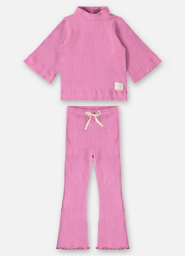 Up Baby - Conjunto Blusa e Calça Infantil Roxo