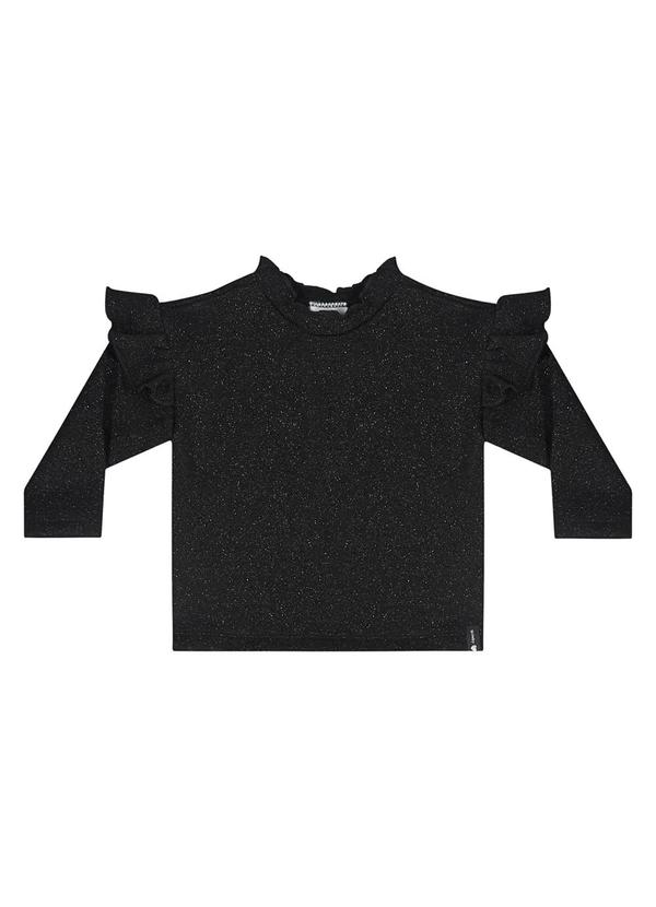 Quimby - Conjunto Blusa e Calça Legging Bebê Preto 2