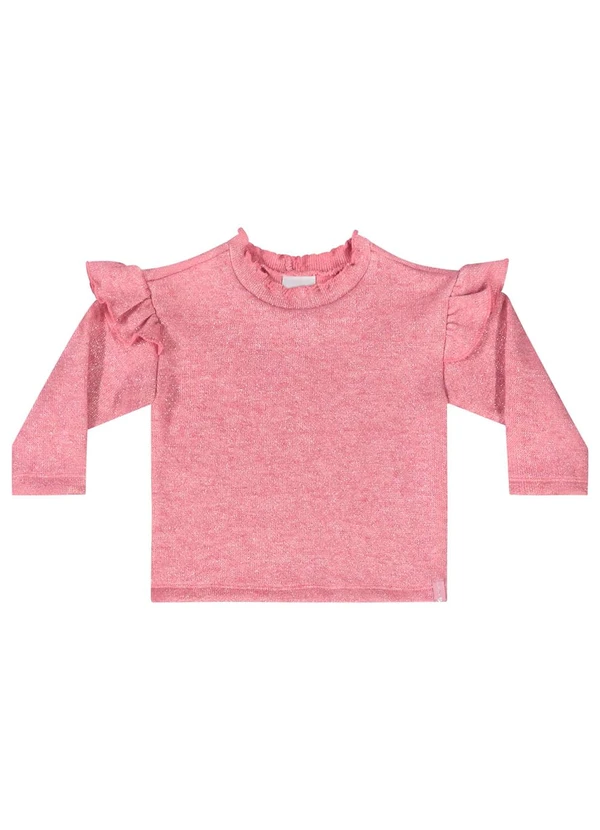 Quimby - Conjunto Blusa e Calça Legging Bebê Rosa 3