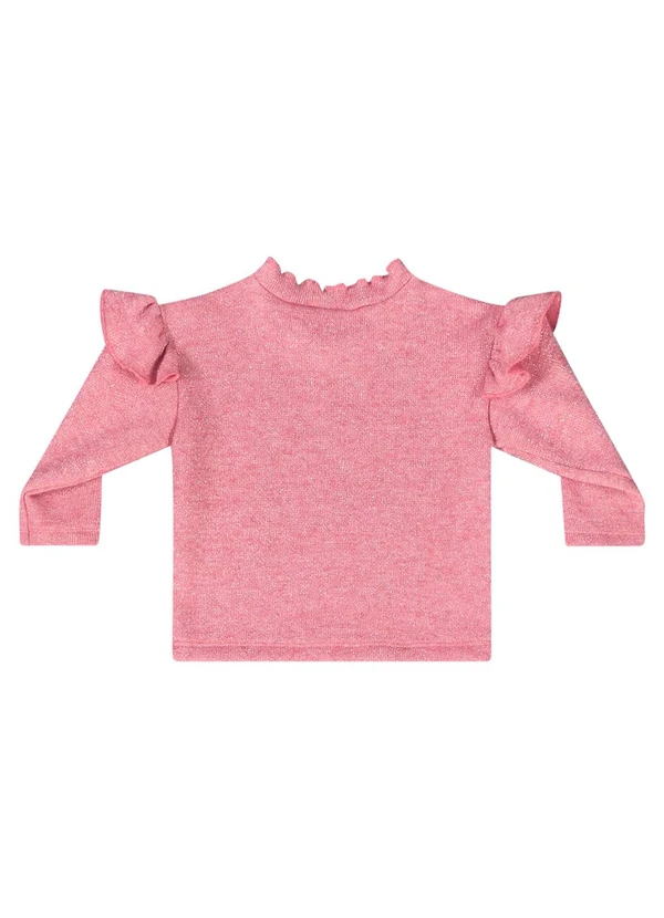 Quimby - Conjunto Blusa e Calça Legging Bebê Rosa 4