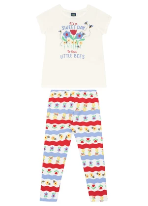 Conjunto Blusa e Calça Legging Bee Loop Branco - BEE LOOP