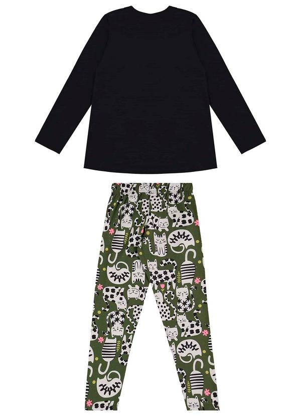 Bee Loop - Conjunto Blusa e Calça Legging Preto 2